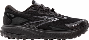 Brooks Divide 5 GORE-TEX Womens Trail Running Shoes - Black running in old tracks shoes waterproof nylon shoes