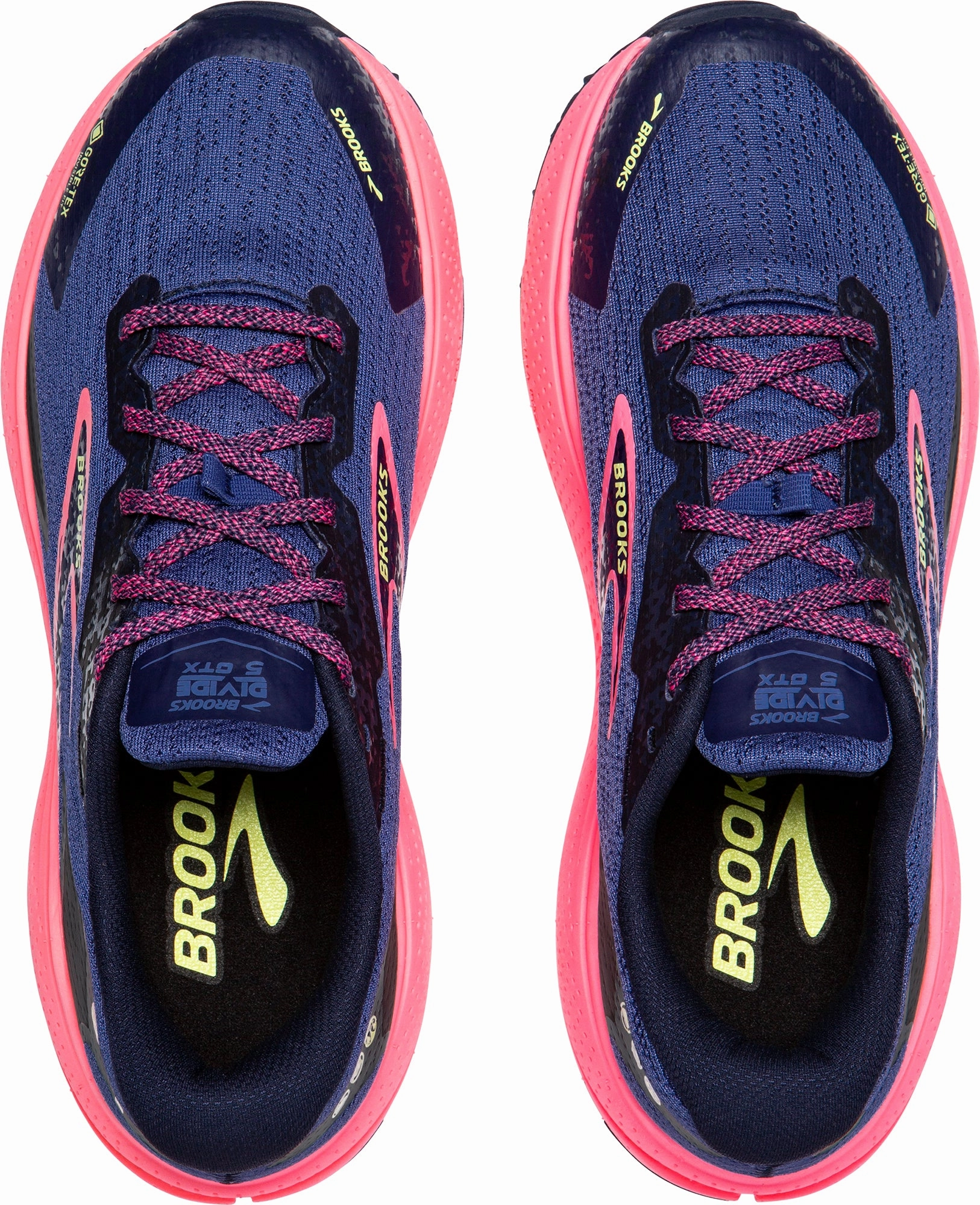 running in old tracks shoes Brooks Divide 5 GORE-TEX Womens Trail Running Shoes - Blue