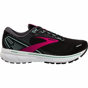 Brooks Ghost 14 Womens Running Shoes - Black half - length running shoes