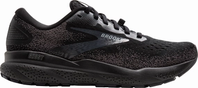 Brooks Ghost 16 GORE-TEX Womens Running Shoes - Black post - injury running shoes