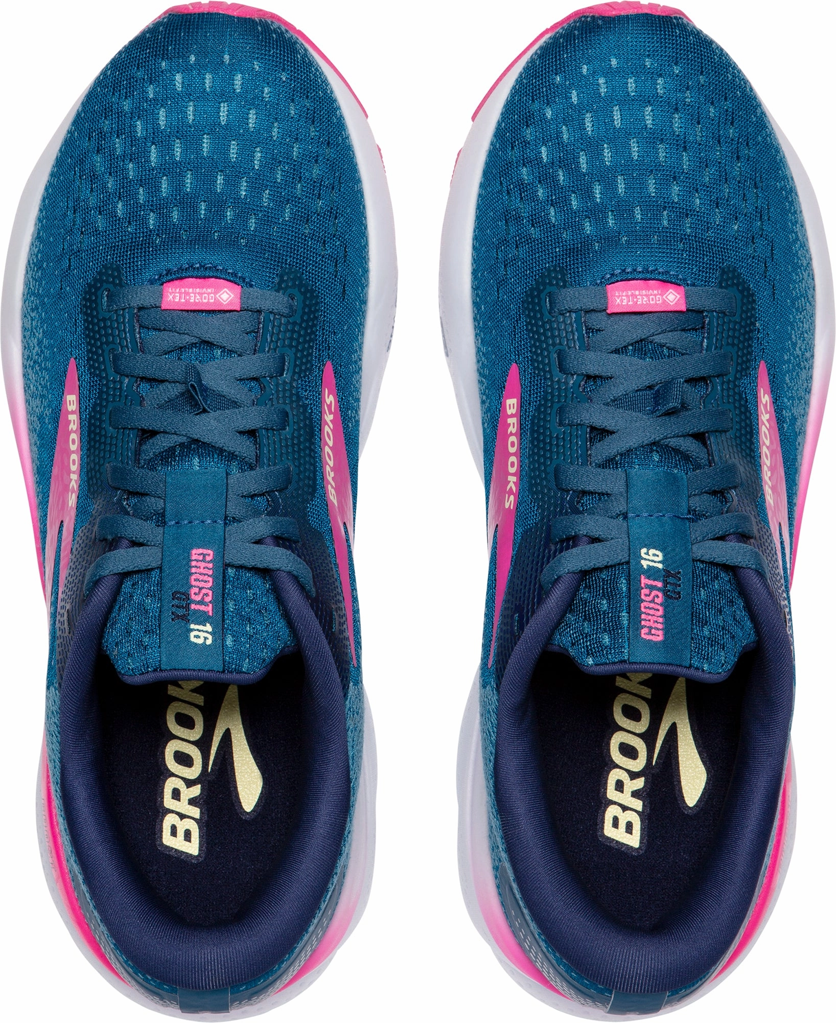 budget-friendly adult athletic shoes Brooks Ghost 16 GORE-TEX Womens Running Shoes - Blue