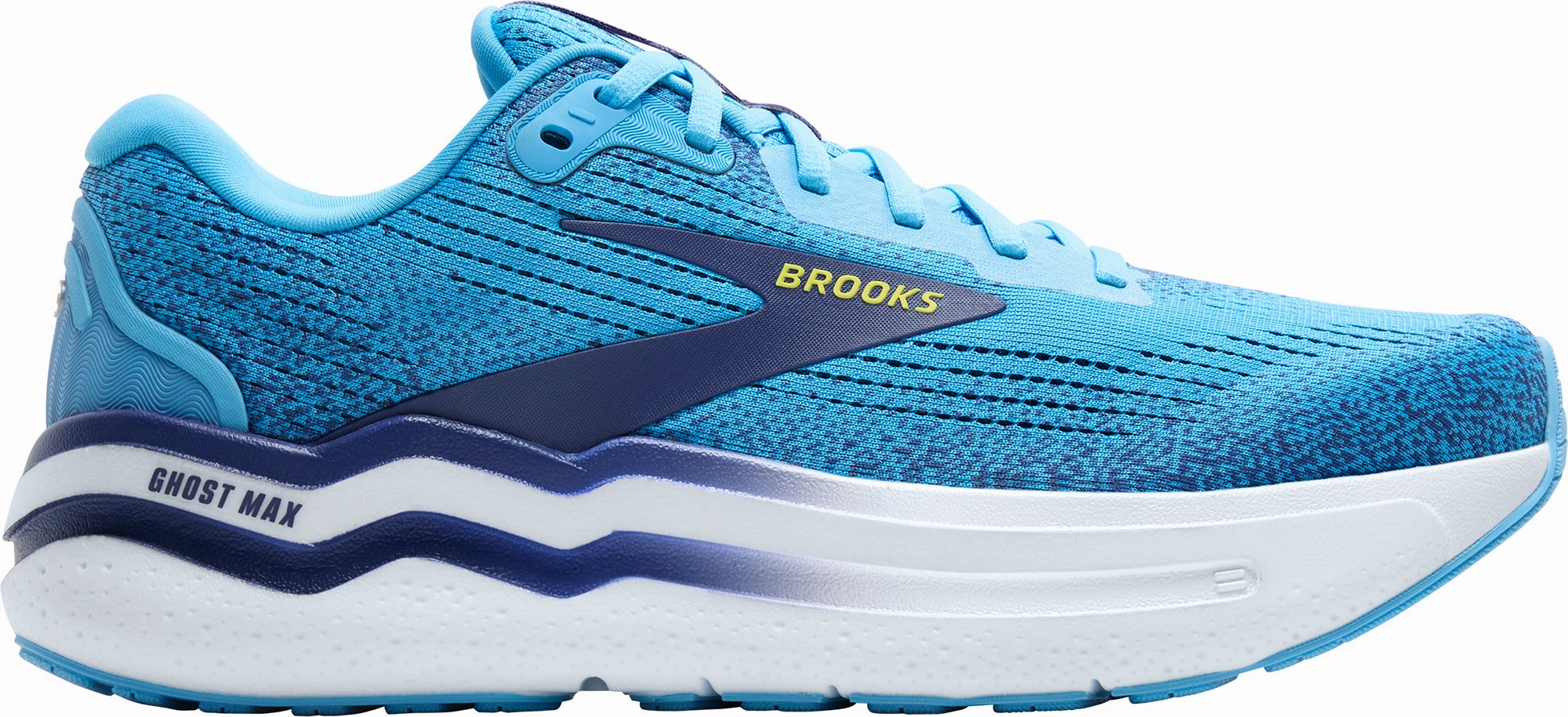 Brooks Ghost Max 2 Mens Running Shoes - Blue High Abrasion Guardrails