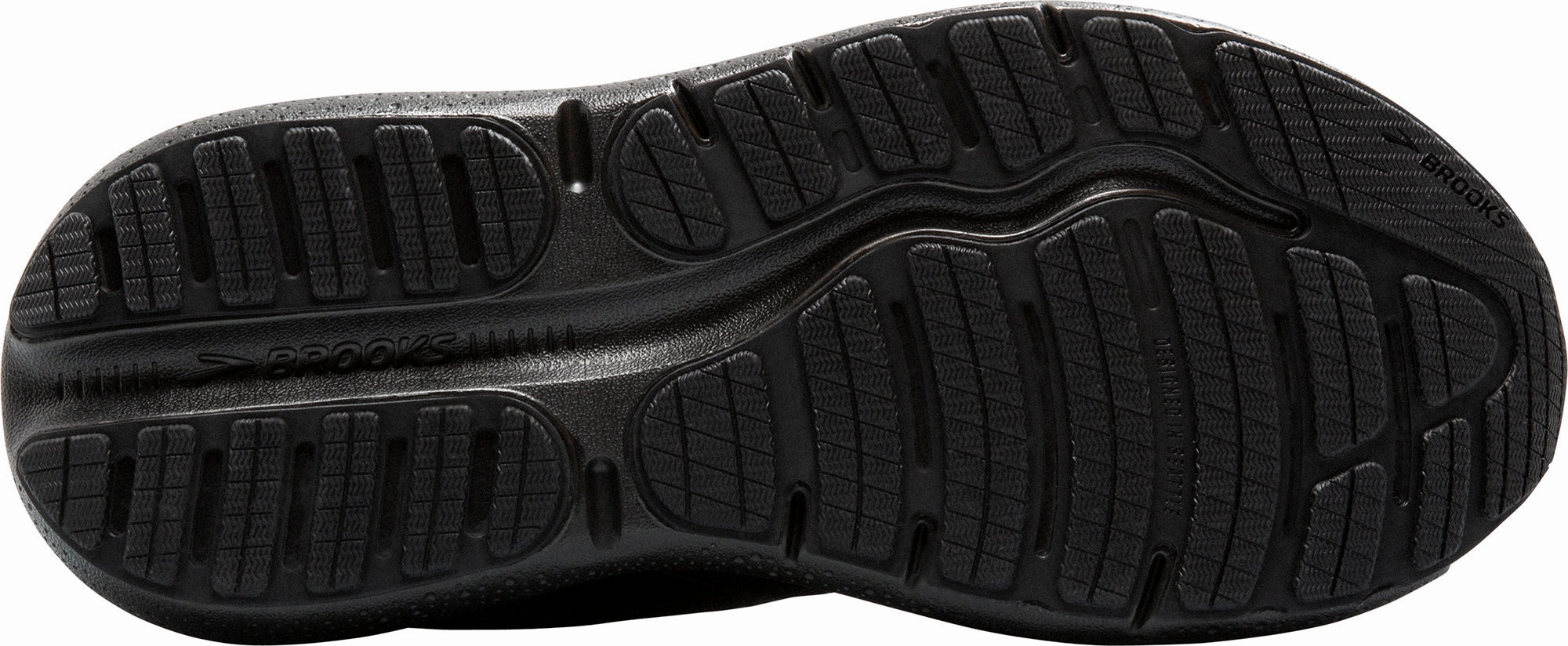 post - run Brooks Ghost Max 2 WIDE FIT Mens Running Shoes - Black