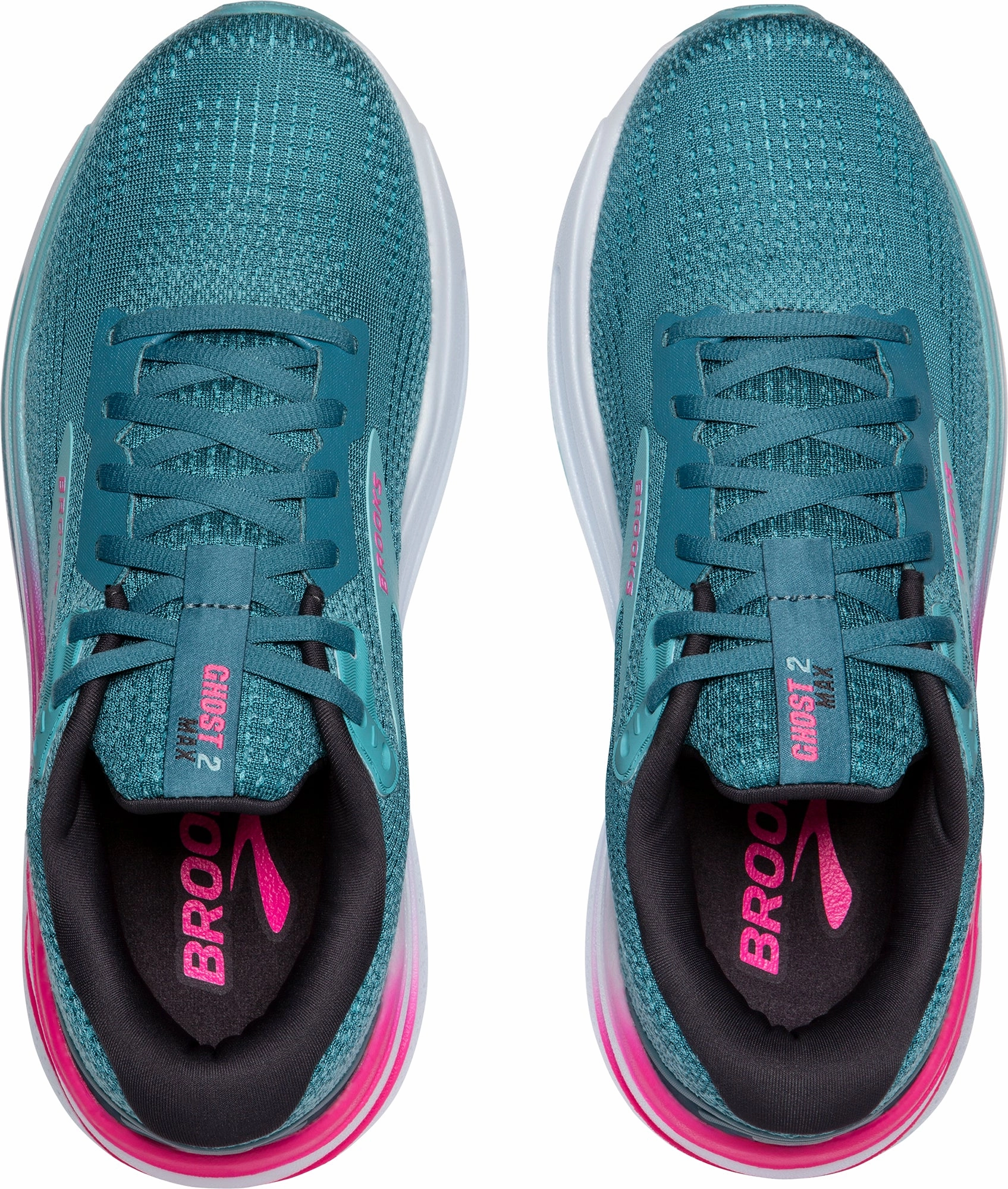 Motion Control Plate Brooks Ghost Max 2 WIDE FIT Womens Running Shoes - Blue