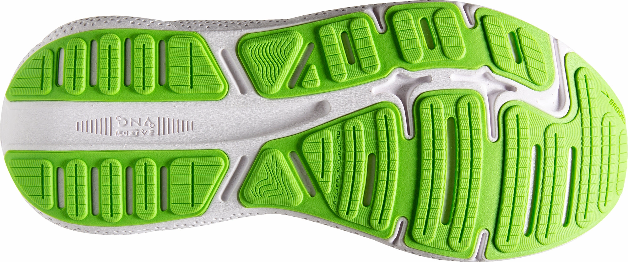 Traction Fit Brooks Ghost Max Mens Running Shoes - Black