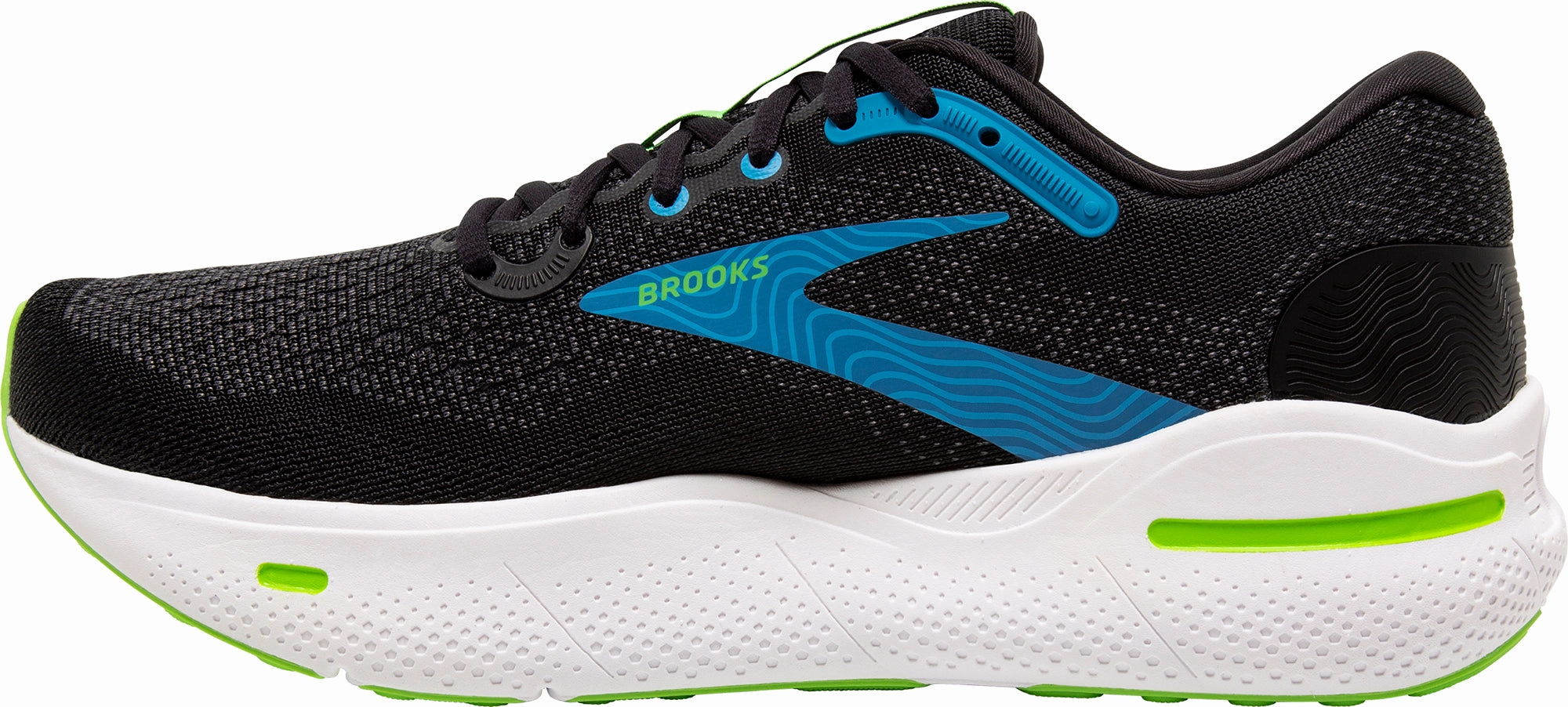 Brooks Ghost Max Mens Running Shoes - Black daily wear sports shoes Off