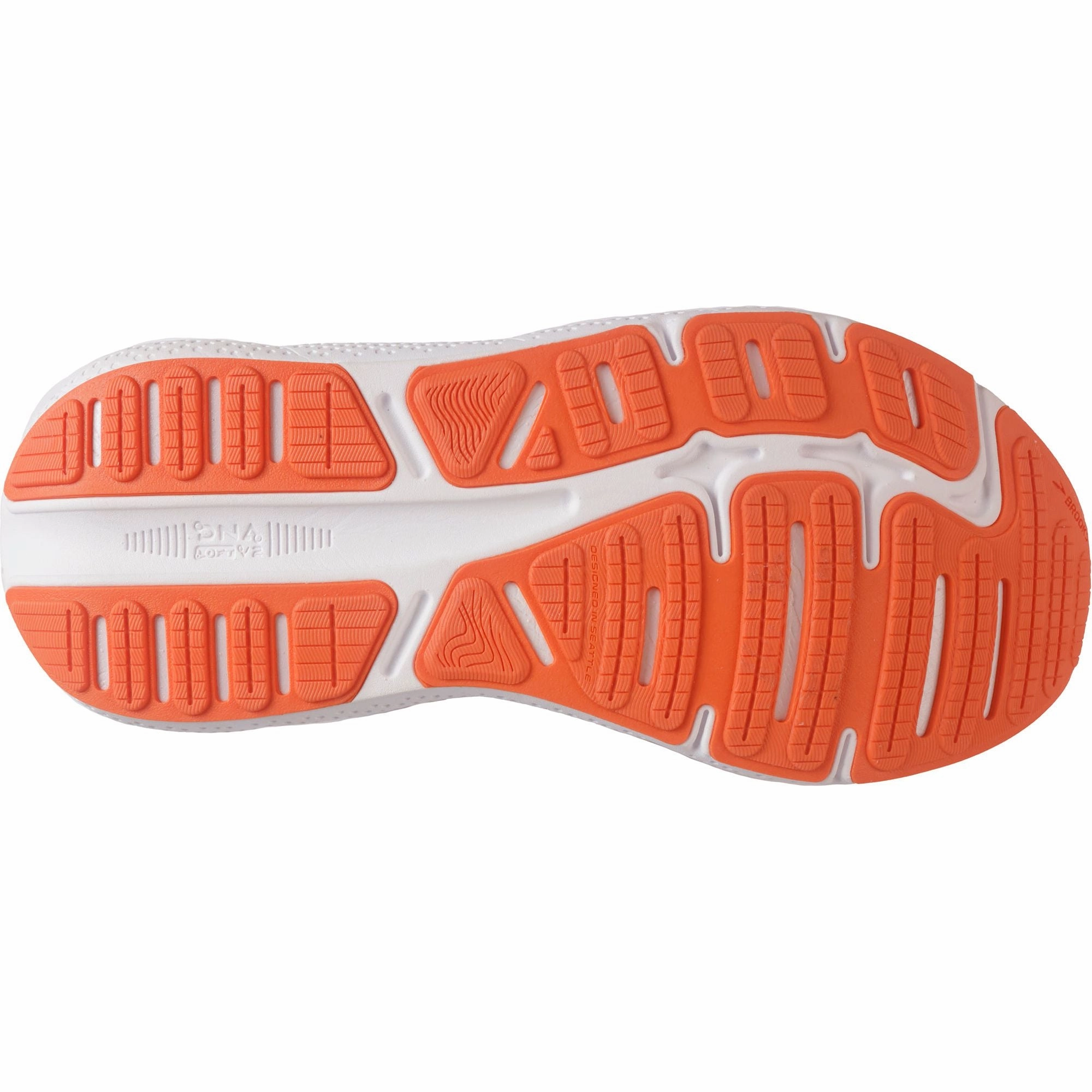 Stabilizing Heel Counter Brooks Ghost Max Mens Running Shoes - Orange