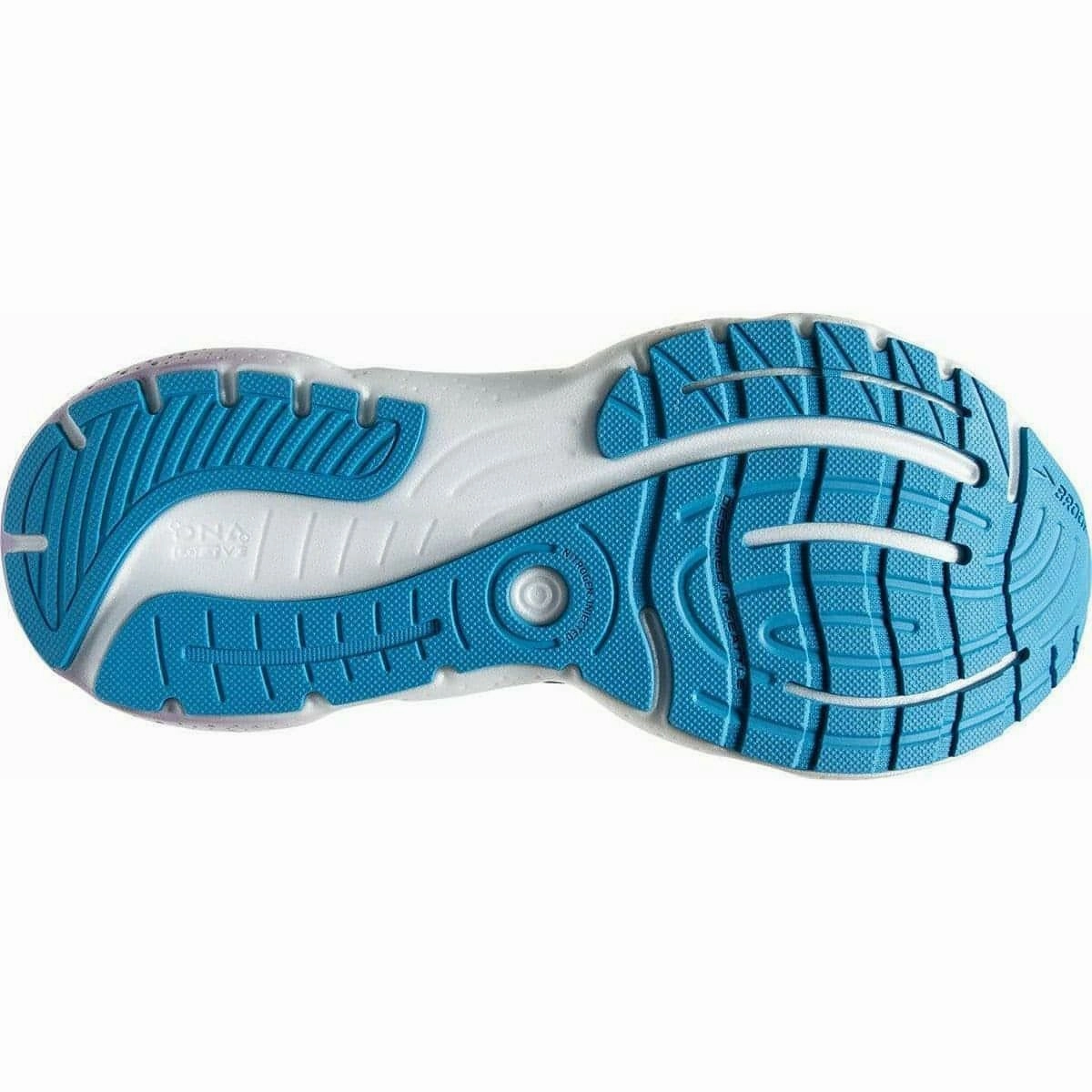 Brooks Glycerin 20 Womens Running Shoes - Blue running shoes for hill repeats Adaptive Lacing System