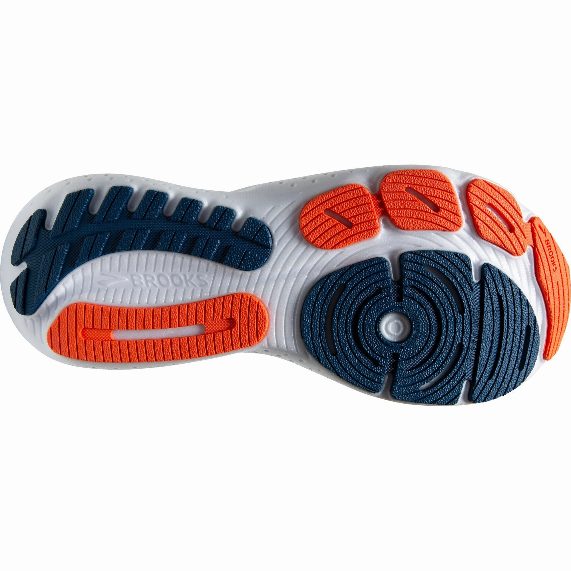 Rebound Axis Pivot Brooks Glycerin 21 WIDE FIT Mens Running Shoes - Blue