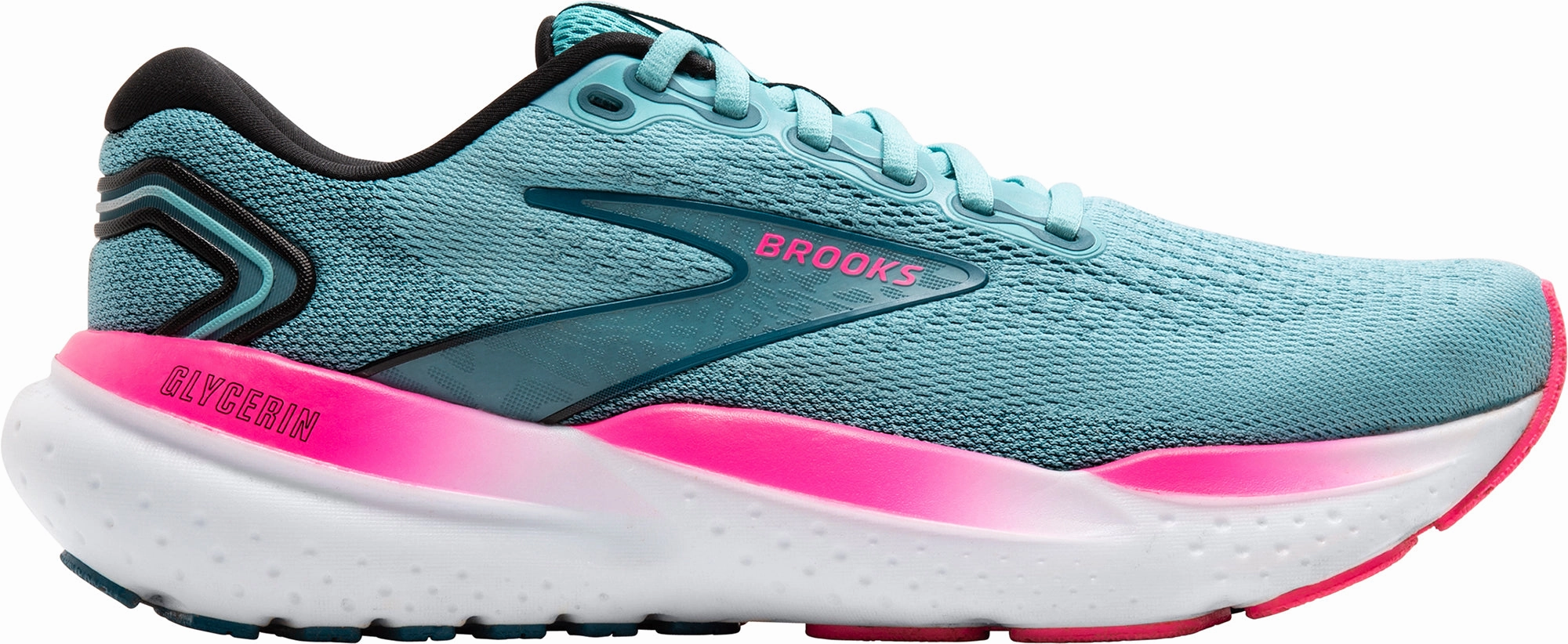 Brooks Glycerin 21 Womens Running Shoes - Blue fabric - lining shoes