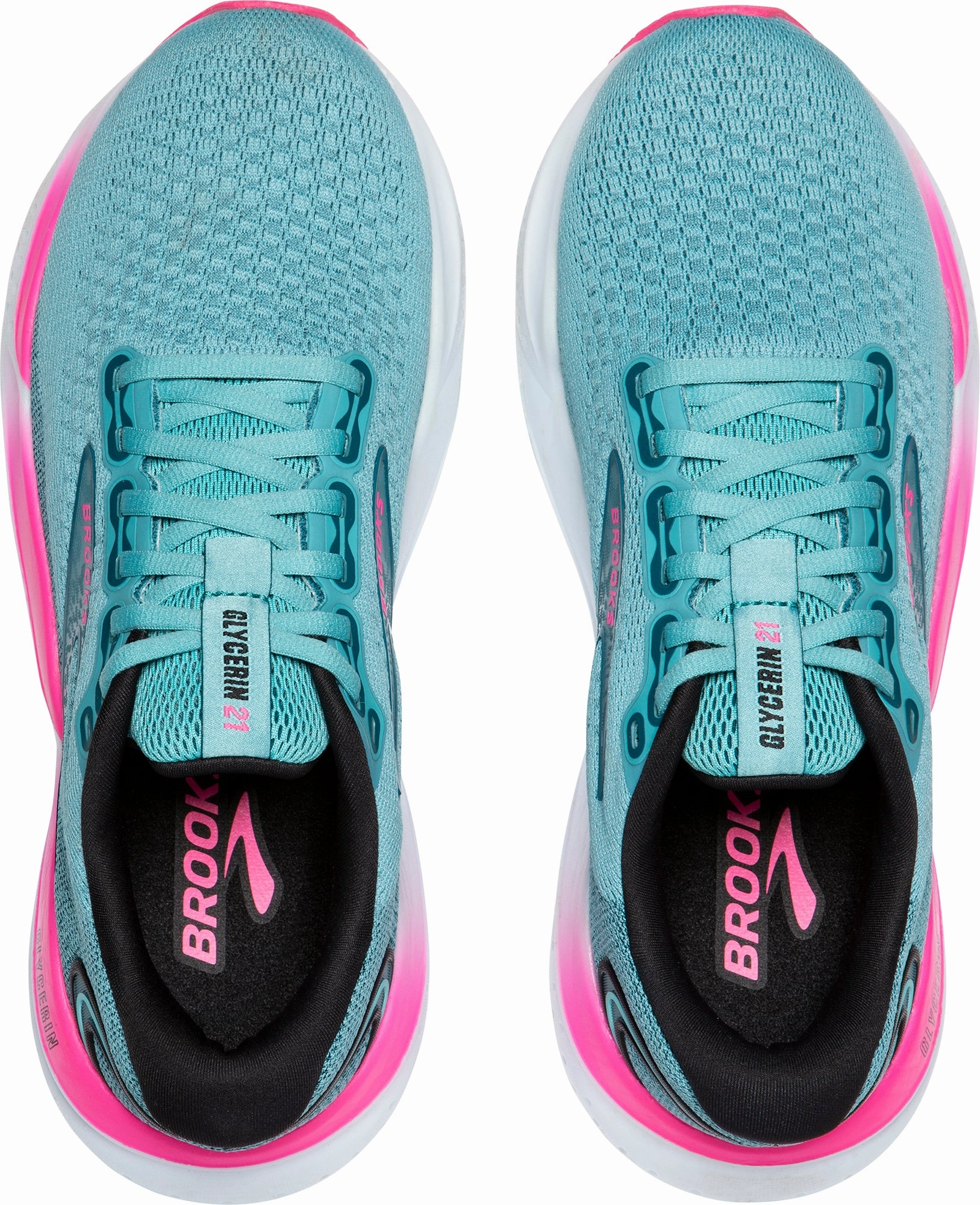 Brooks Glycerin 21 Womens Running Shoes - Blue speed - focused shoes