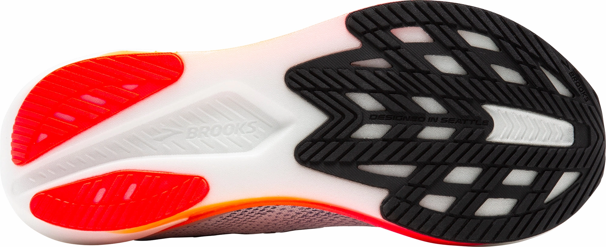 3D Heel Lock Technology Brooks Hyperion 2 Womens Running Shoes - Grey