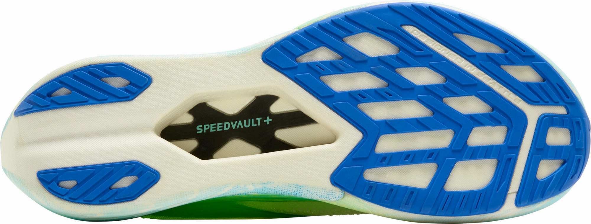 Cushioned Insole Ventilated Perforation System Brooks Hyperion Elite 4 PB Running Shoes - Blue
