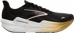 running technique Anti Slip Outsole Technology Brooks Hyperion Max 2 Womens Running Shoes - Black