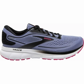 Odor Resistant Interior Brooks Trace 2 Womens Running Shoes - Purple