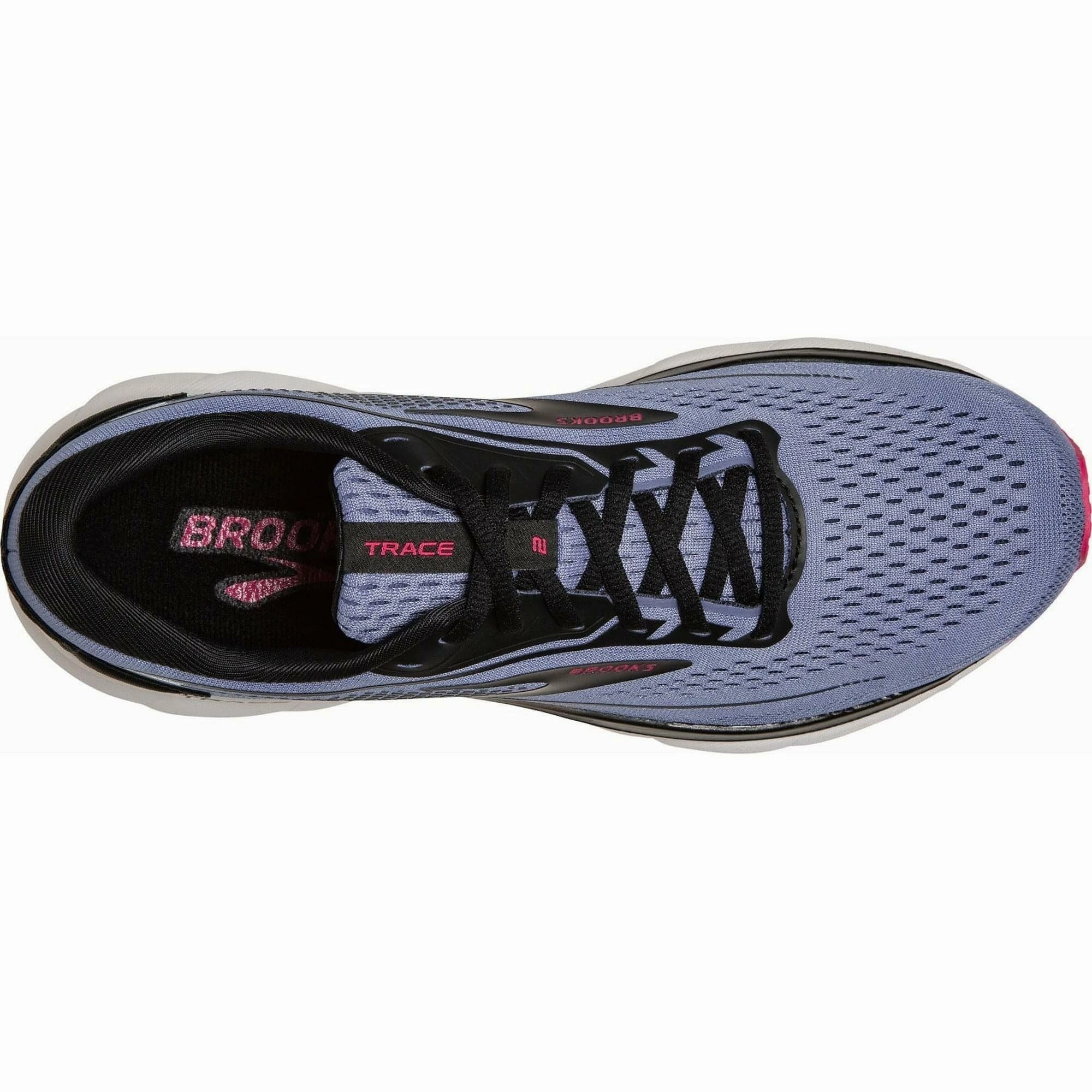 Brooks Trace 2 Womens Running Shoes - Purple running with a bandana logoed