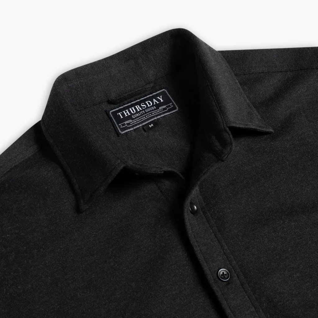 Everyday Button-Down Shirt | Black Corporate Wear
