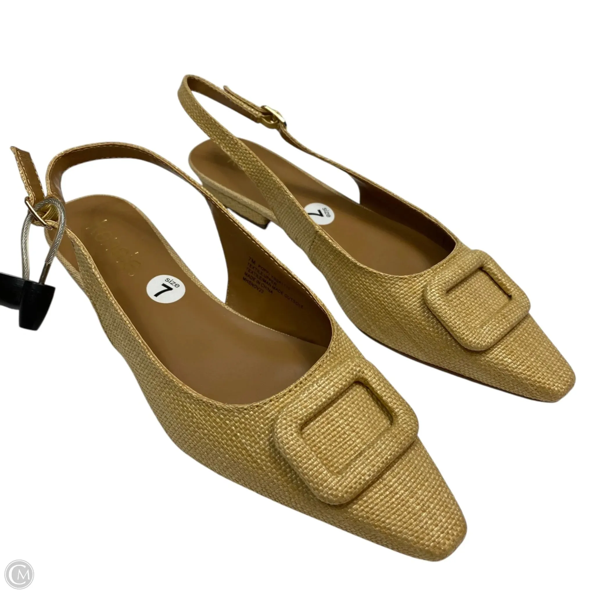 Marina Step Shoes Flats By Kensie In Tan, Size: 7
