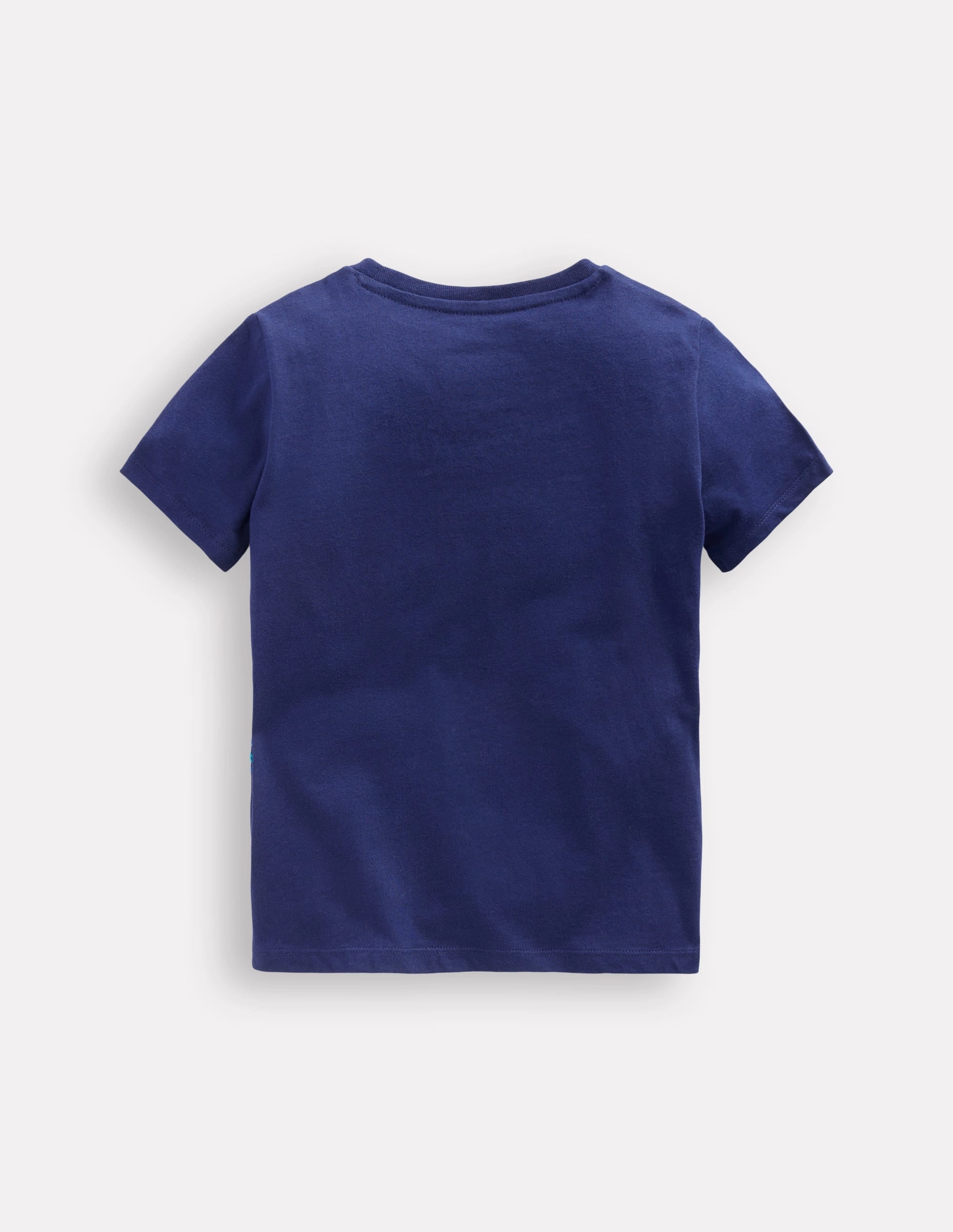 Chain Stitch T-Shirt-Medieval blue Shark Comfy and Versatile Odor Resistant Treatment
