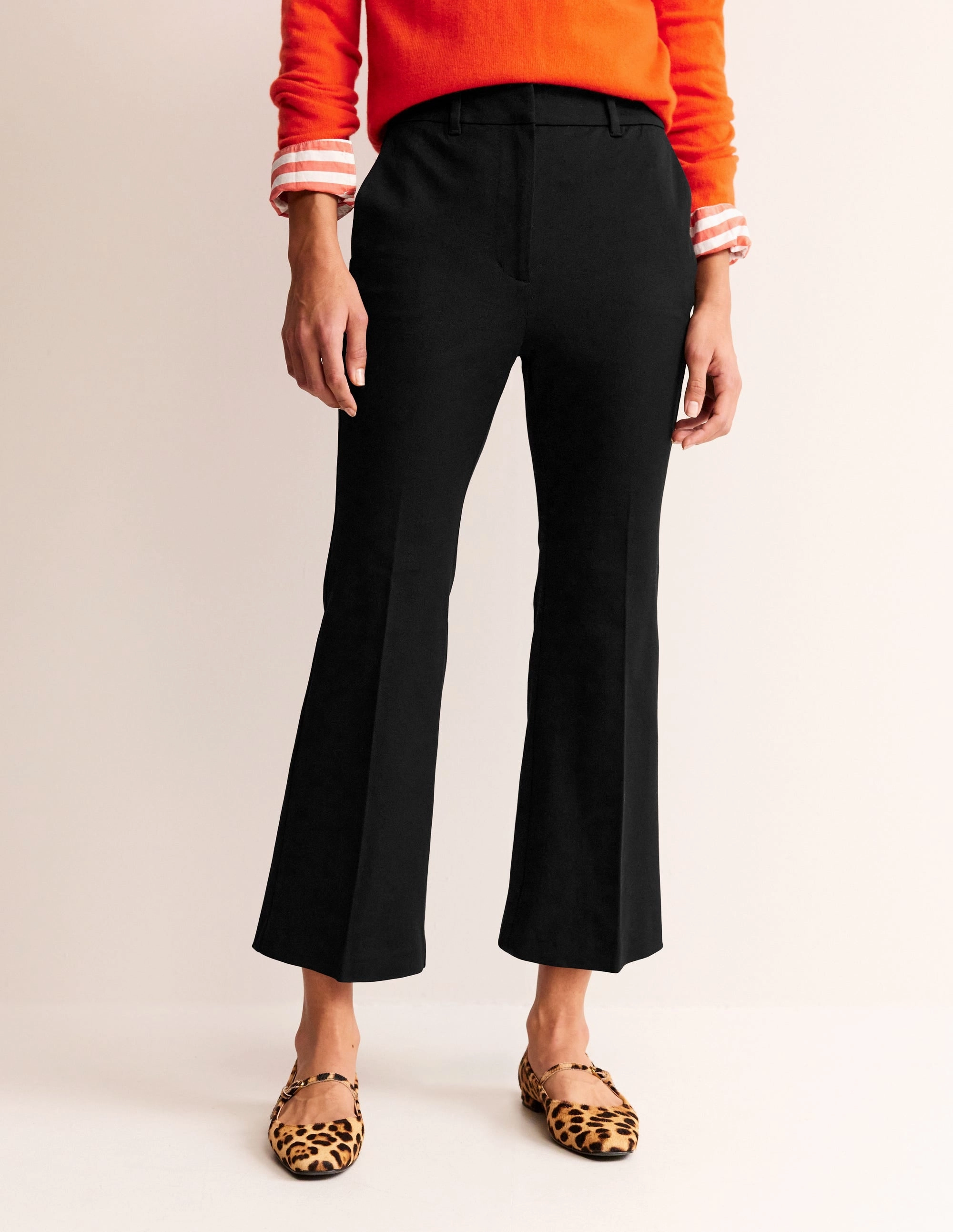 Chelsea Bi-stretch Trousers-Black Chafe-Free Fit