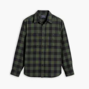 Social Meetup Buffalo Check Shirt | Evergreen