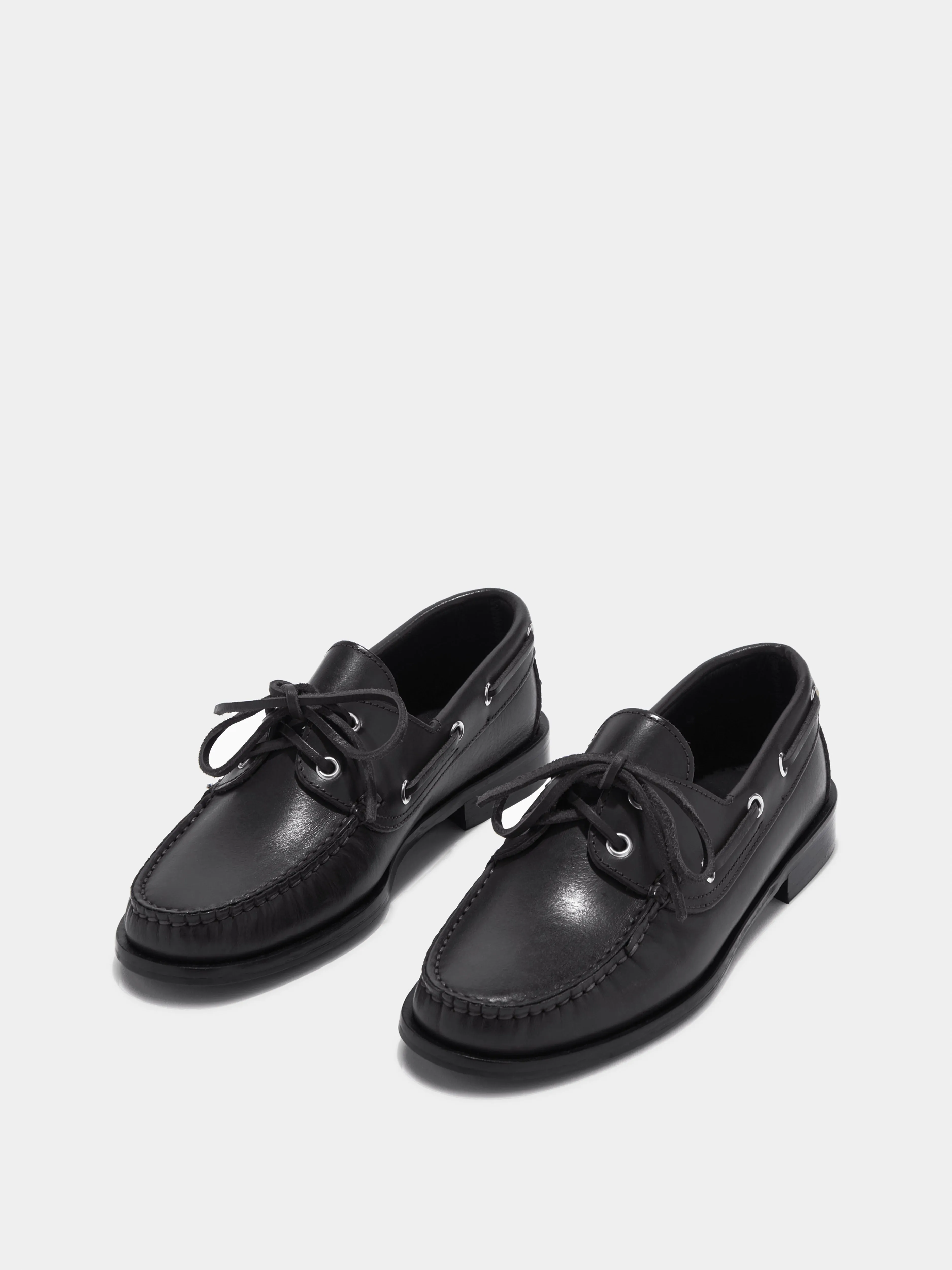 Harris Leather Moccasin Flats True Hold