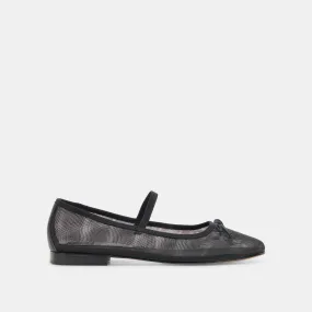 CADEL BALLET FLATS ONYX MESH - re:vita Practical Footwear Art Mood