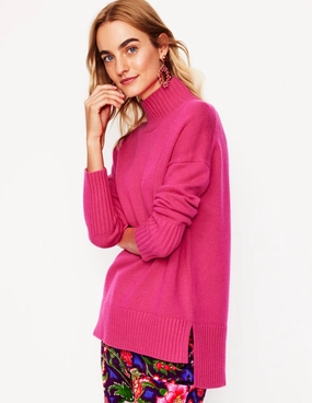 Eco Friendly Yarn Jessica Oversized Jumper-Bright Pink