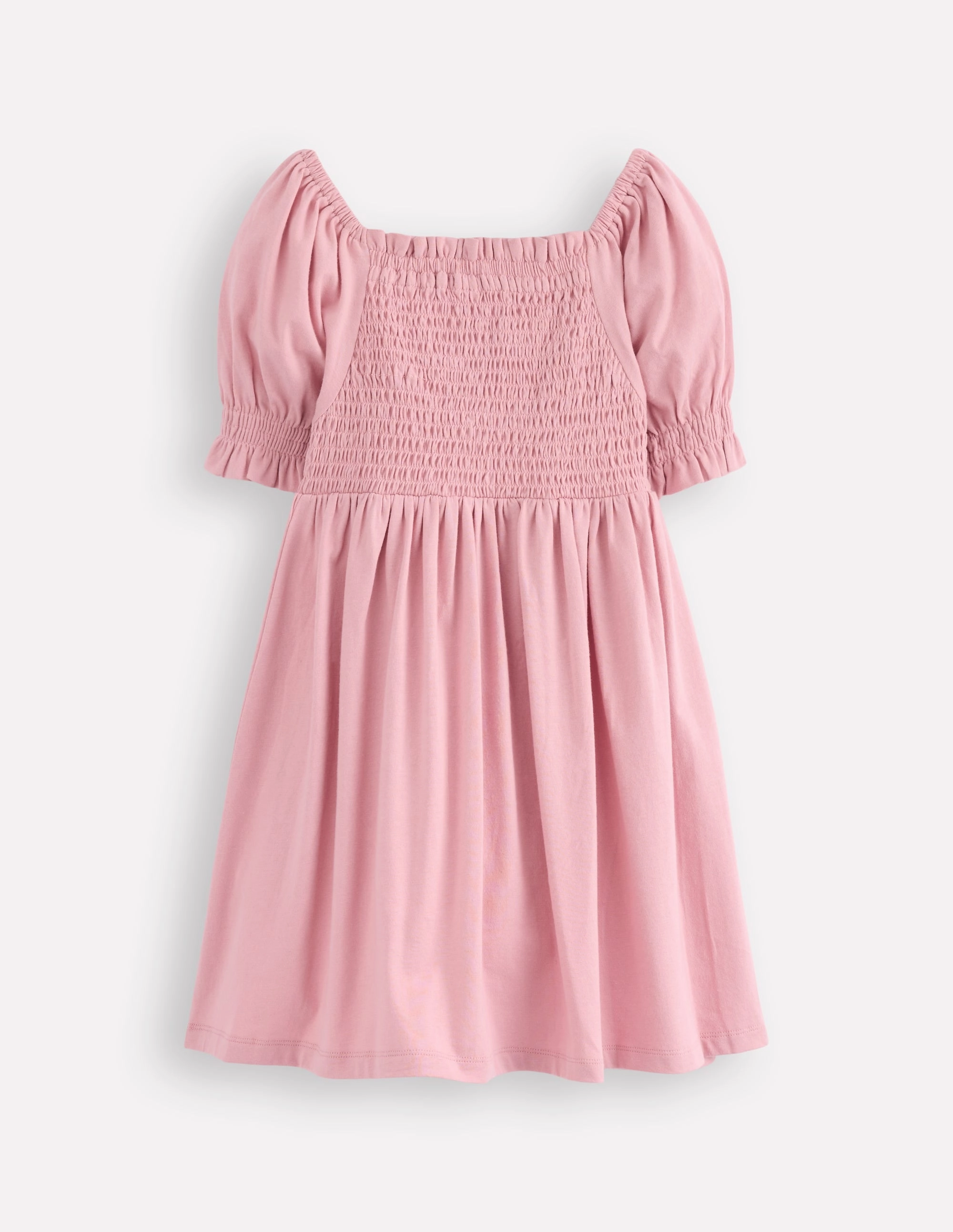 Perfect Shape Clare Shirred Appliqu?? Dress-Vintage Pink May Day Animals