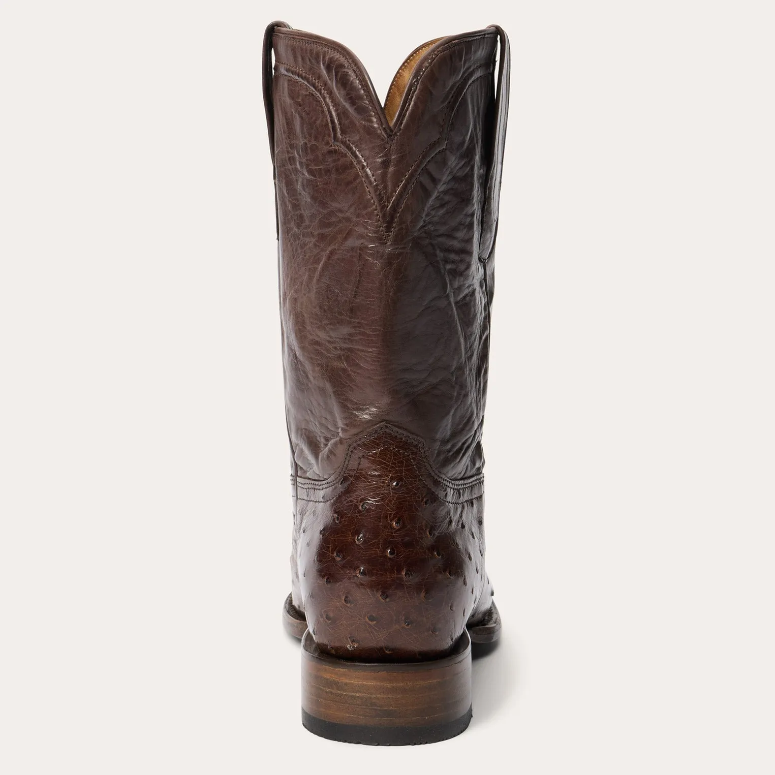 Austin Ostrich Roper Boots Quick Fit