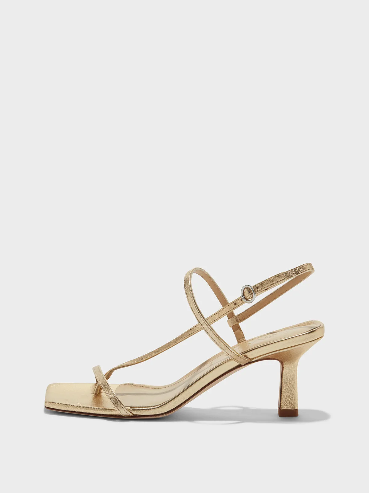 Elise Leather Toe-Post Sandals Traction pattern