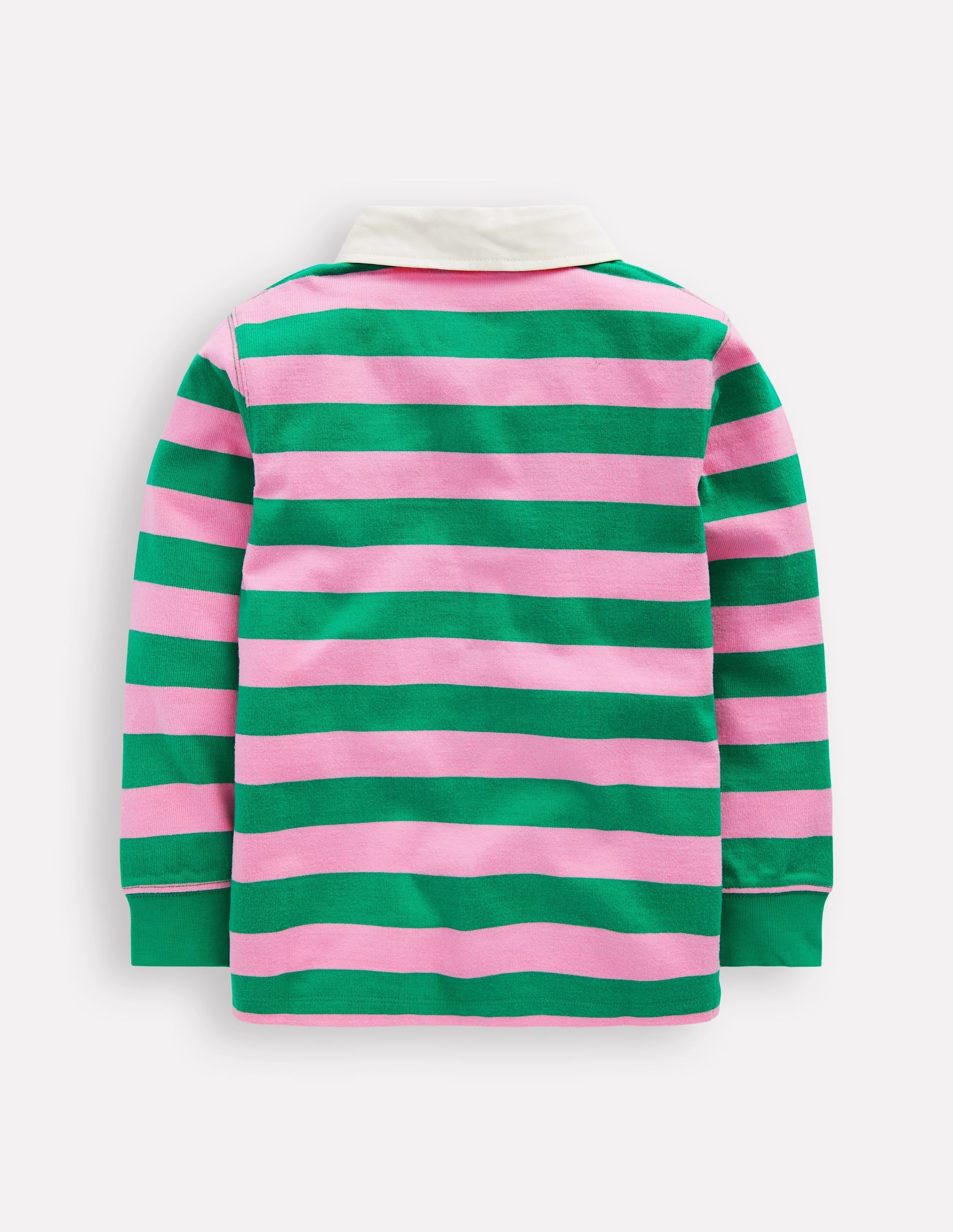 Classic Rugby Shirt-Lime Juice / Vintage Mauve Boat neck style Light and Cozy