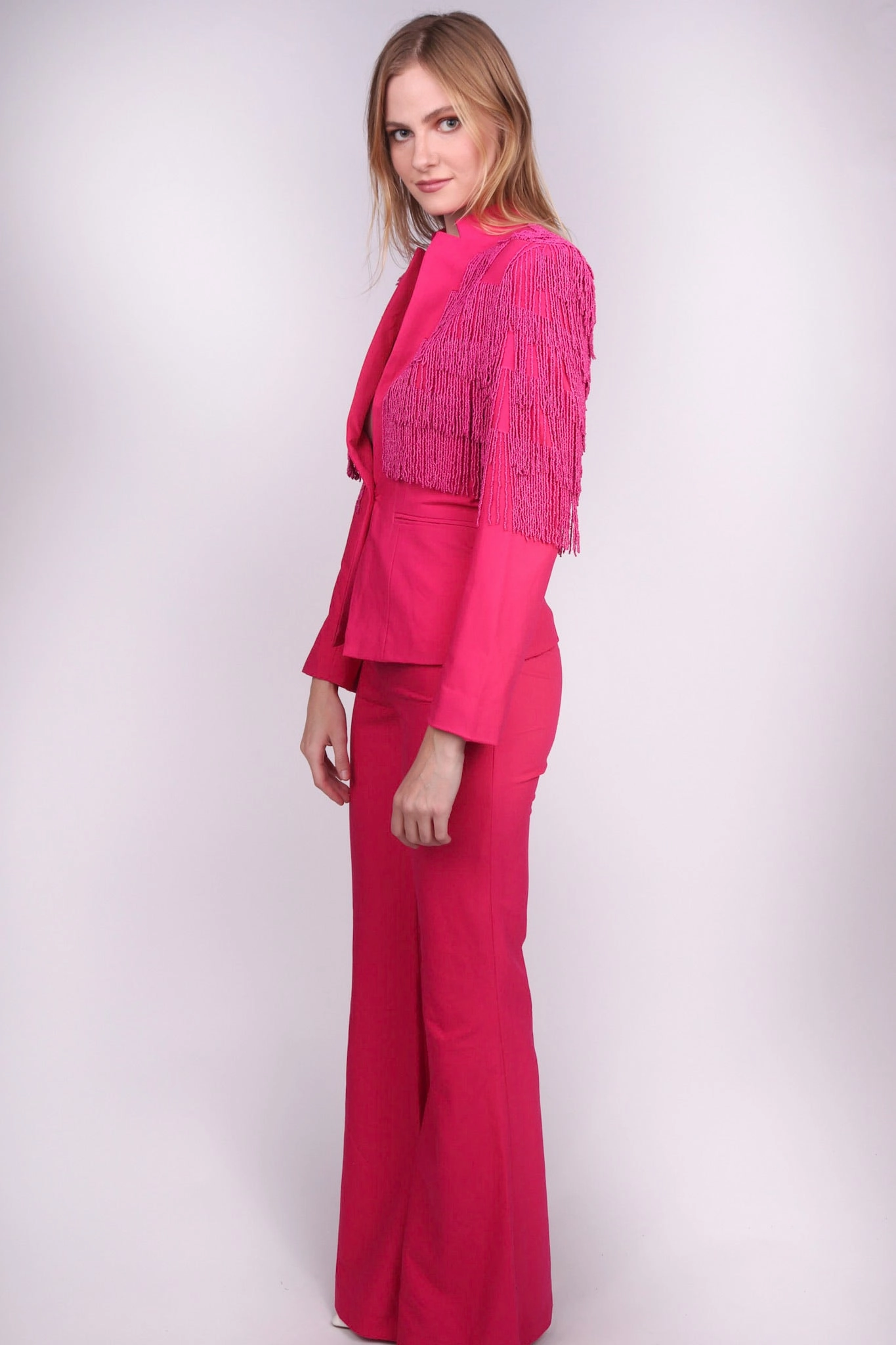 Comfortable Style Premium Style Any Old Iron Pink Fringe Suit