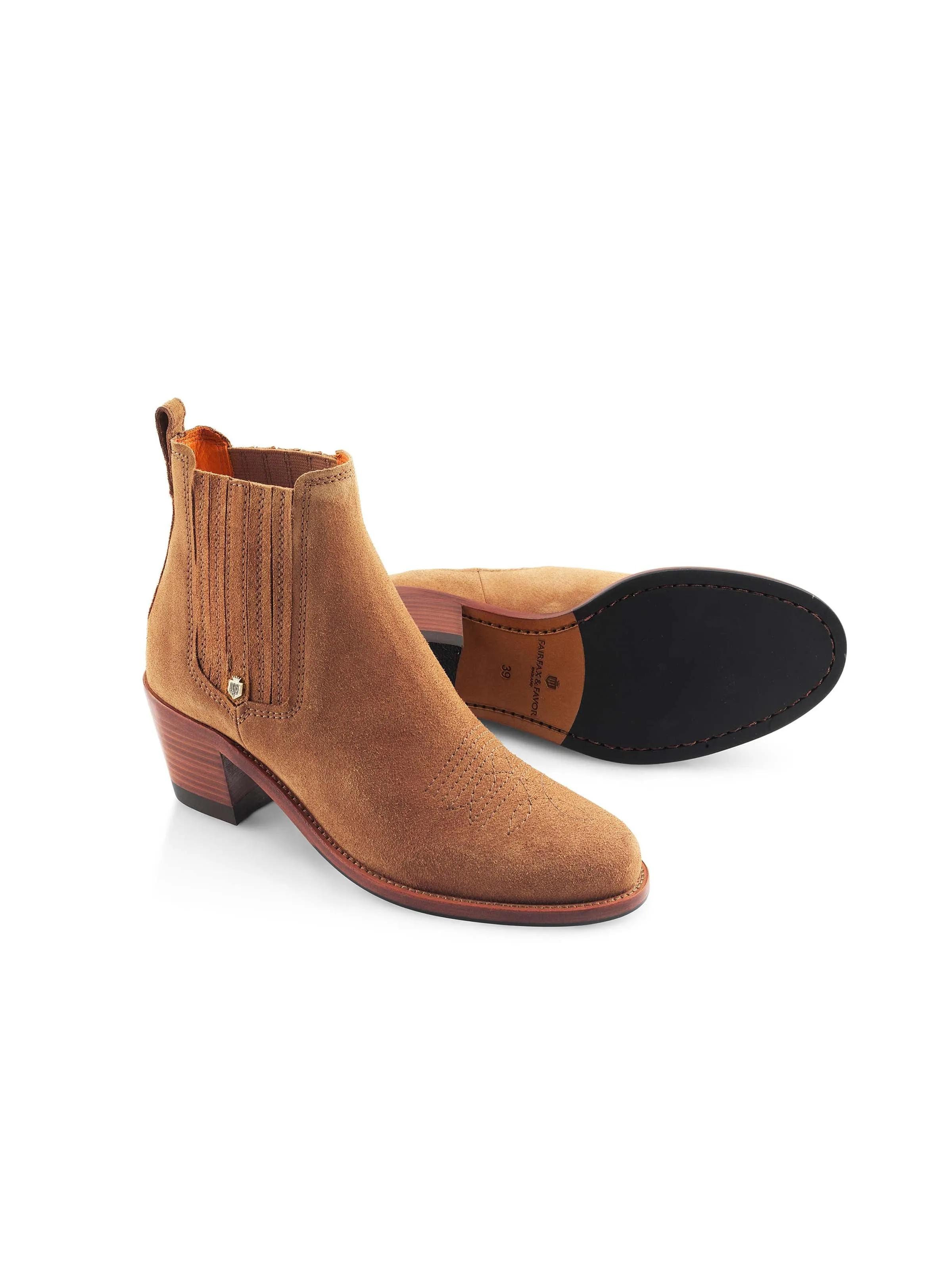 Rockingham Ankle Boot - Tan sweat-wicking