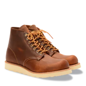 Patent Glow Round Toe Boots 9111 - Copper Rough and Tough