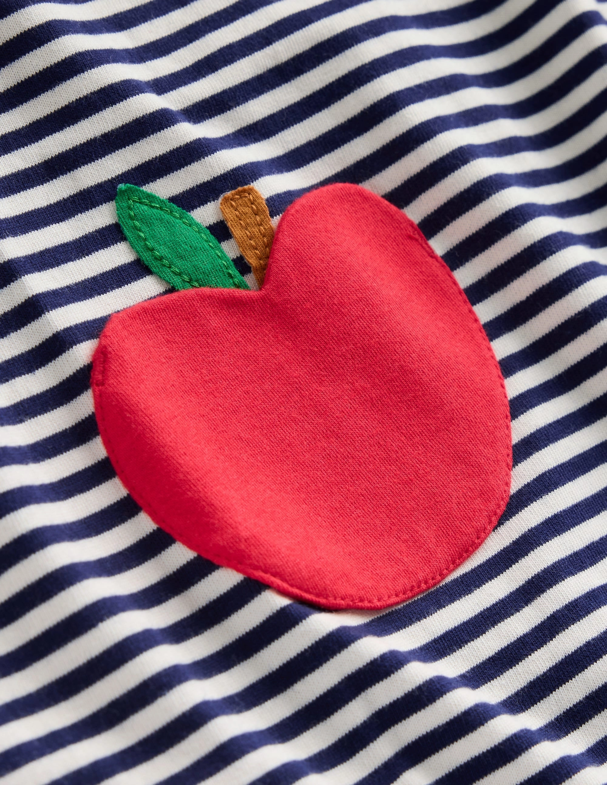 Frill Tunic Leggings Set-College Navy/ Ivory Apples Streetwear Style