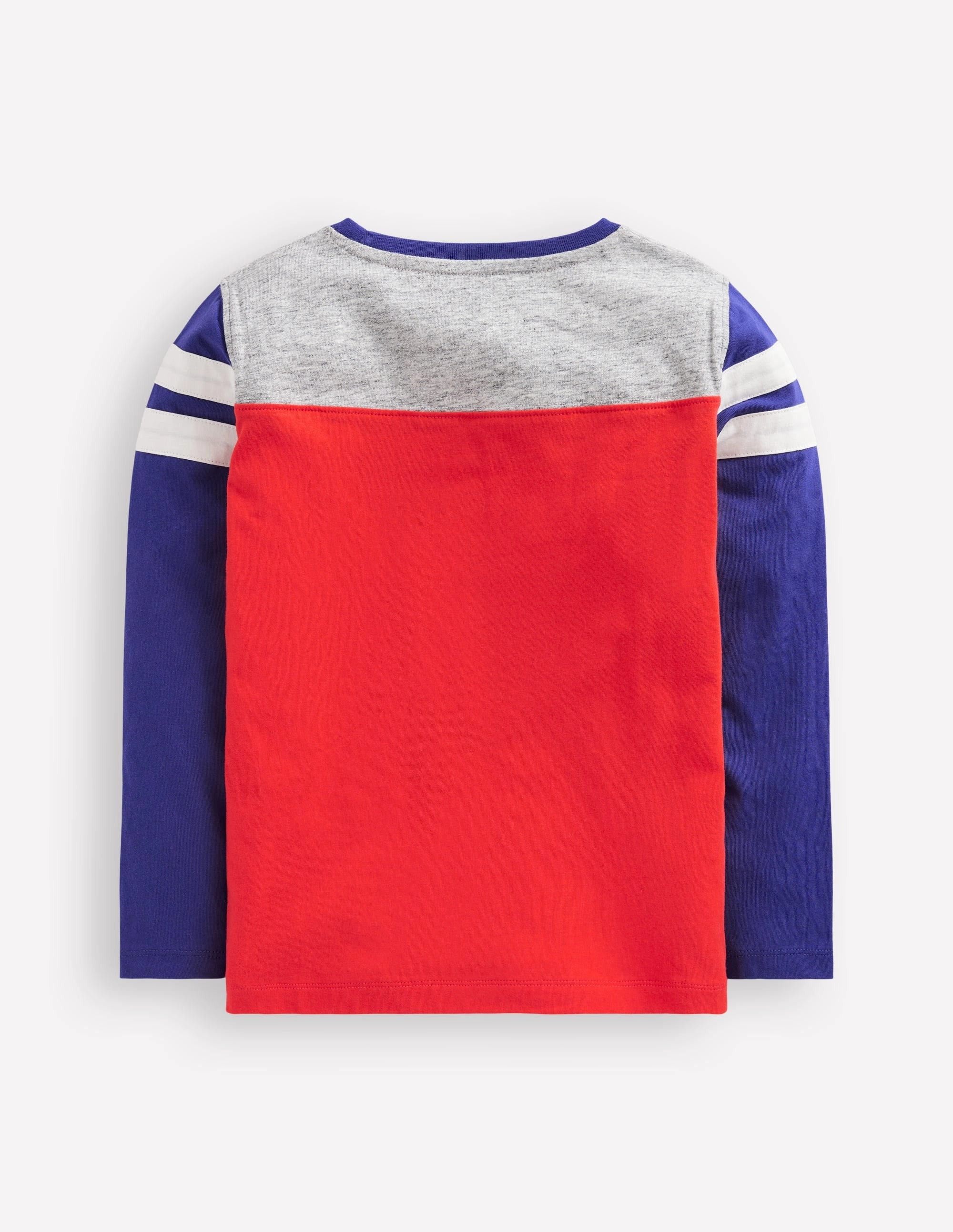 Relaxed Flex Colourblock T-Shirt-Poppy Red Colourblock