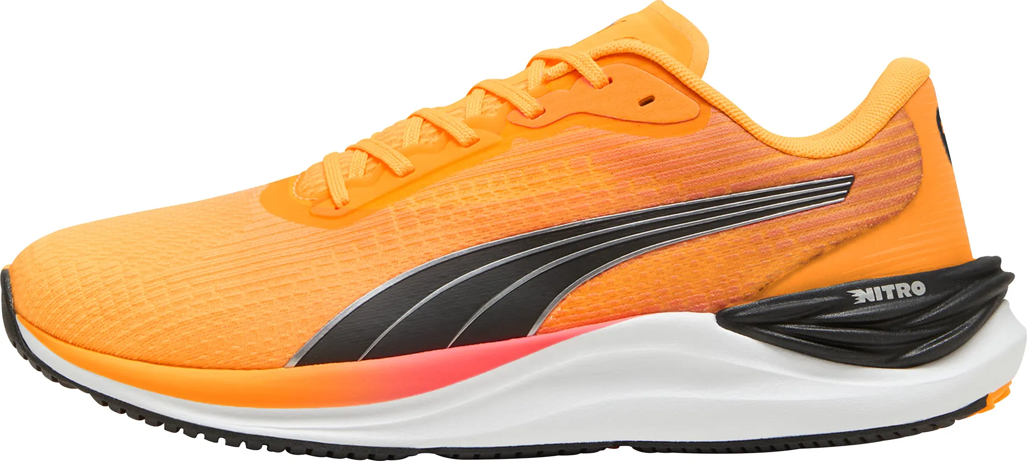 Puma Electrify Nitro 3 Mens Running Shoes - Orange Socks