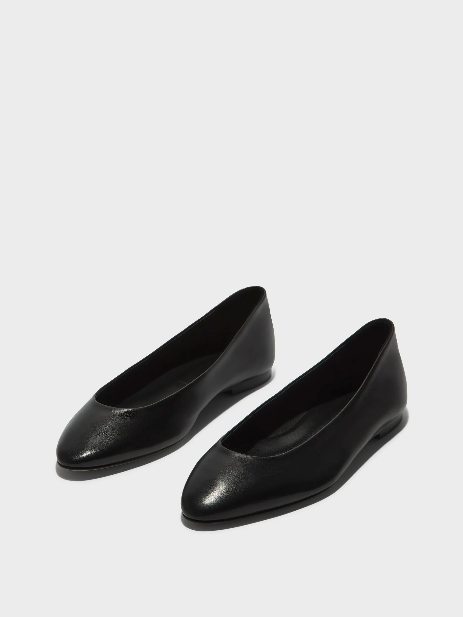 Track Step Easy Fit Flats Ellie Almond-Toe Flats