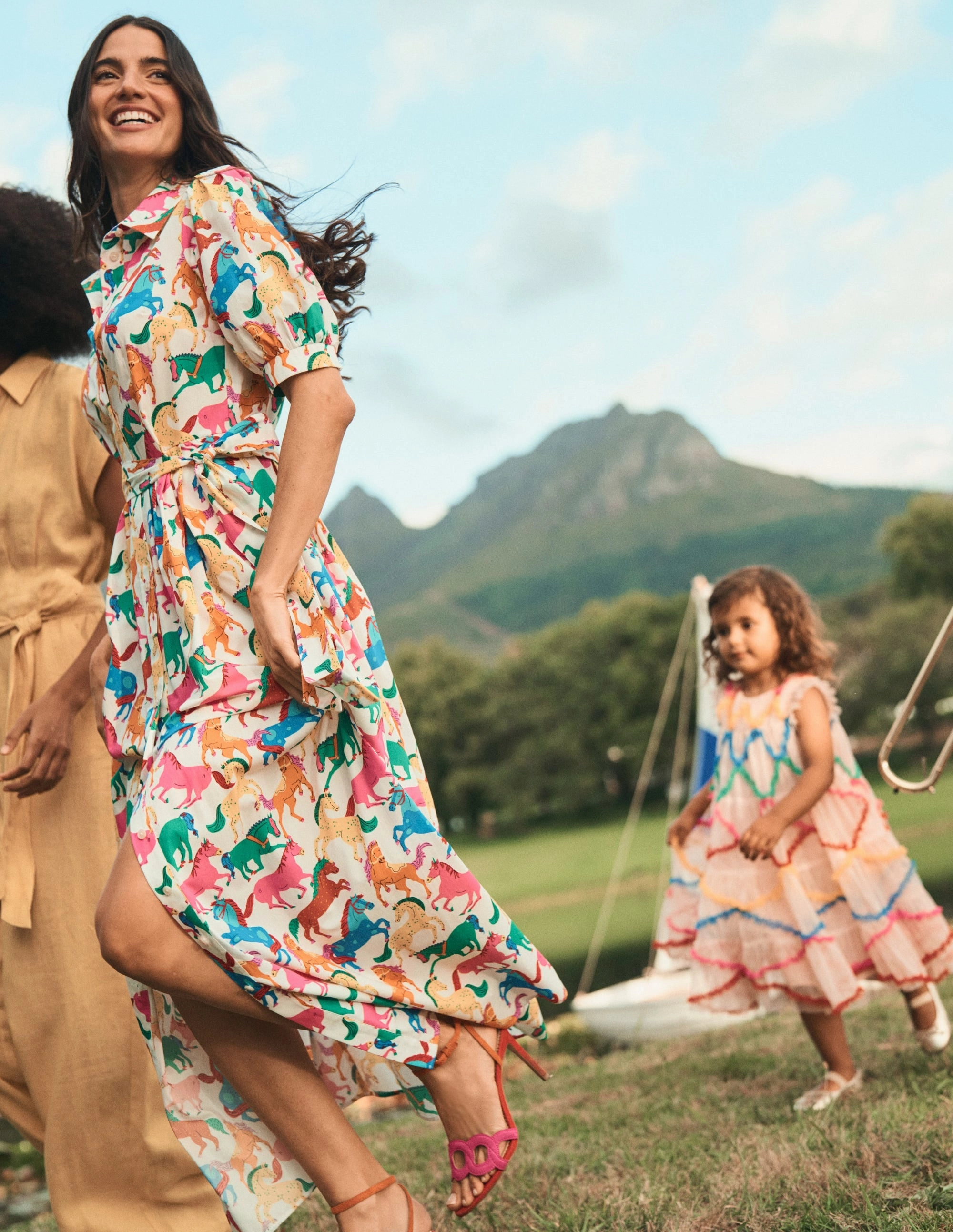 Alexa Maxi Shirt Dress-Multi, Pony Club Timeless Design Playful design piece