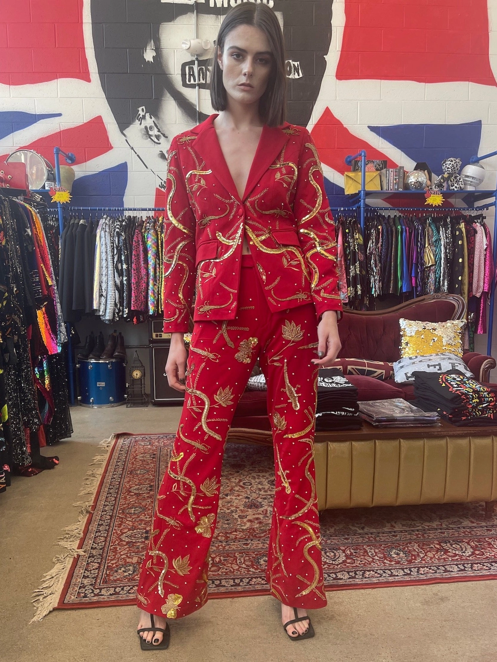 Elegant Layers Smart and Tailored Any Old Iron Golden Desert Suit