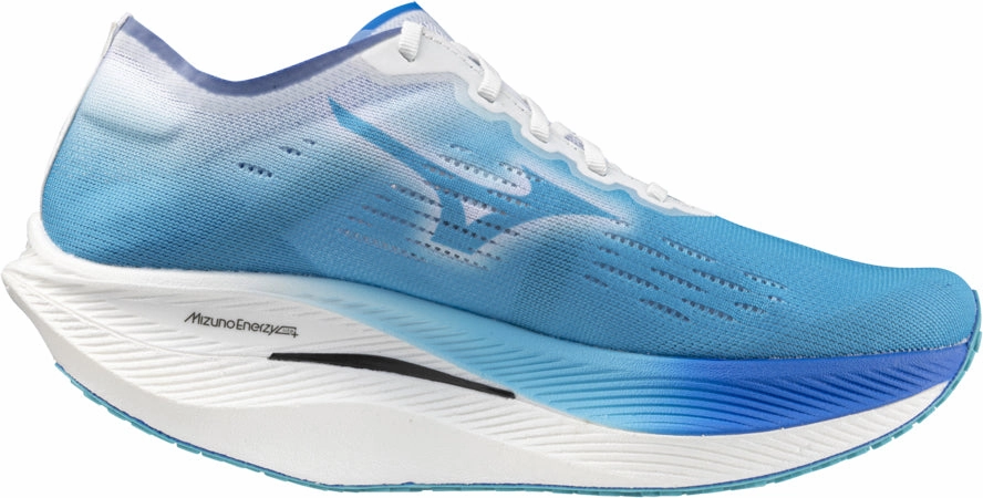 badminton player shoes Mizuno Wave Rebellion Pro 2 Running Shoes - Blue