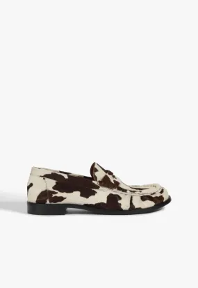 Tyche Calf Hair Flat Alley Walk Breathable Sole