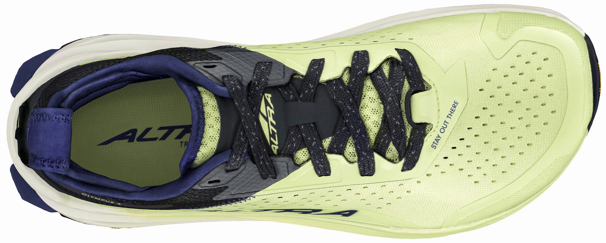 Hyper Compression Zones shoe deodorizer Altra Olympus 6 Mens Trail Running Shoes - Green