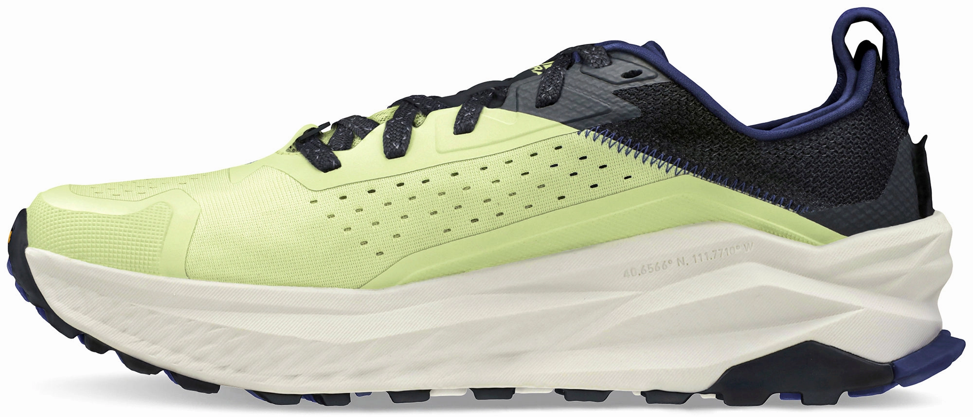 Altra Olympus 6 Mens Trail Running Shoes - Green Impact Resistant Midsole