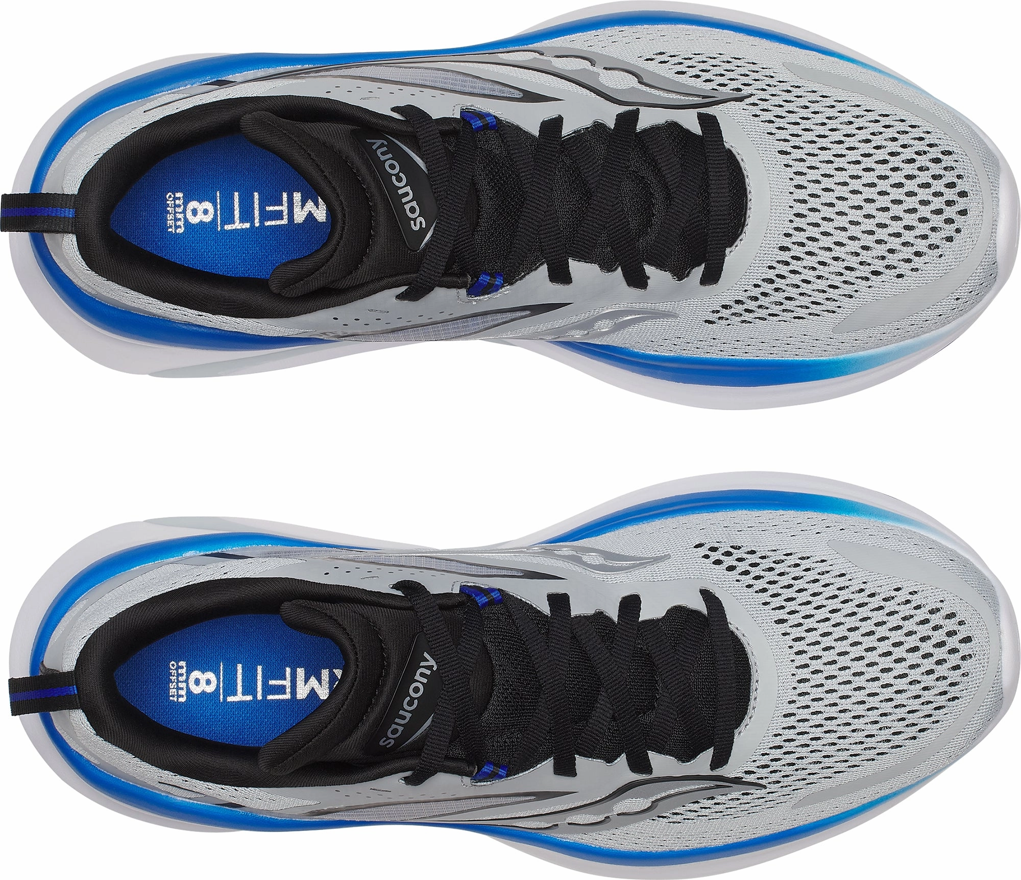 Saucony Omni 22 Mens Running Shoes - Grey Responsive Foam Cushioning speed - training running shoes