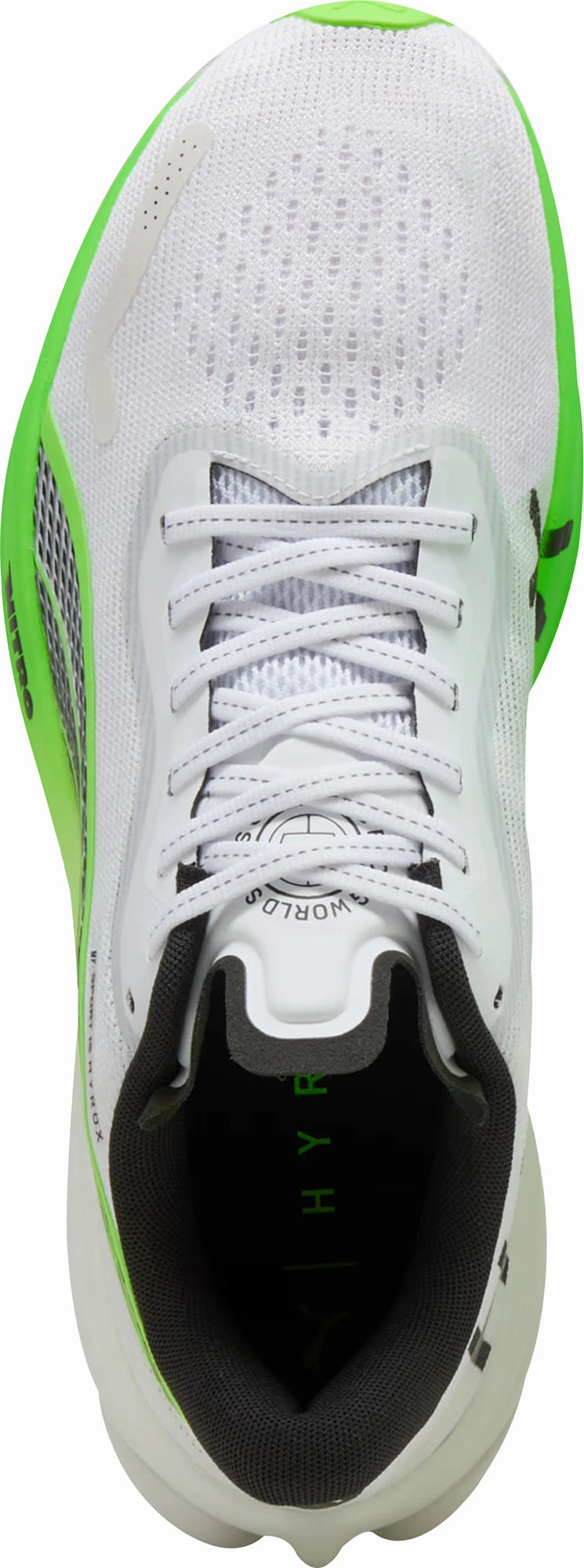 Puma Velocity Nitro 3 HYROX Mens Running Shoes - White Flexible Sole Ultra Responsive Midsole