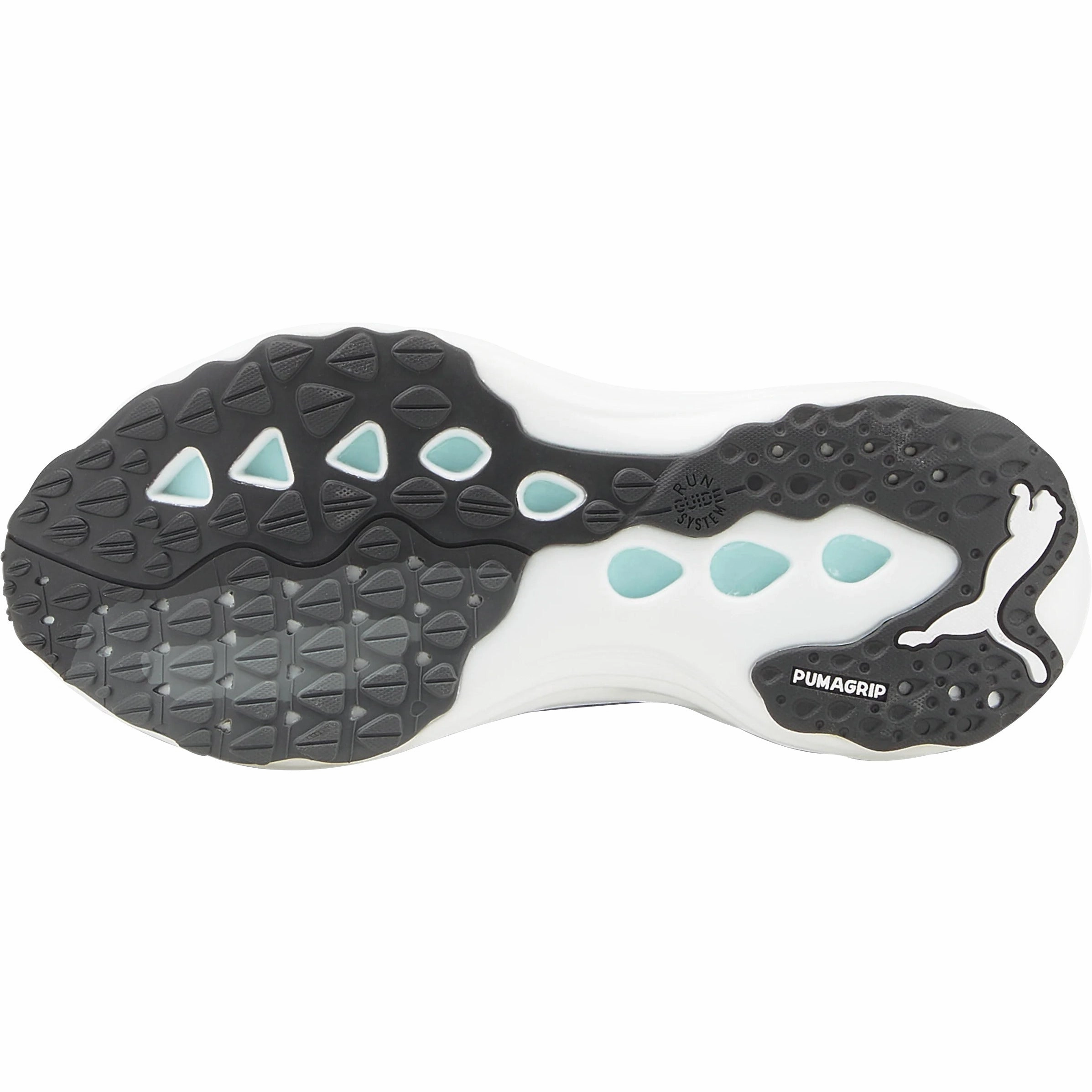 Soft Leather Puma ForeverRun Nitro Mens Running Shoes - Black