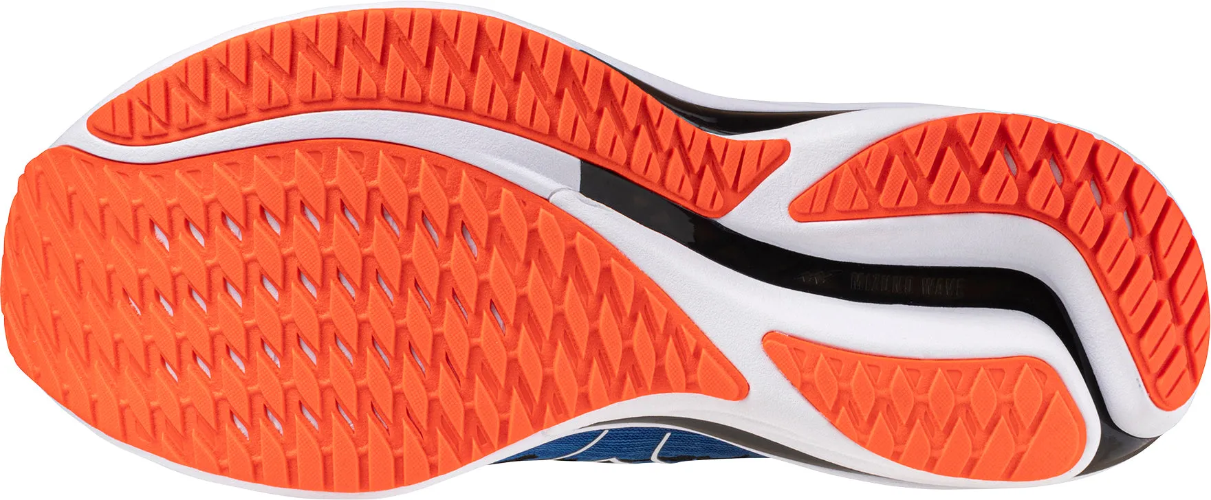 Mizuno Wave Rider 28 Mens Running Shoes - Blue heel - strap shoes Anti Microbial Lining