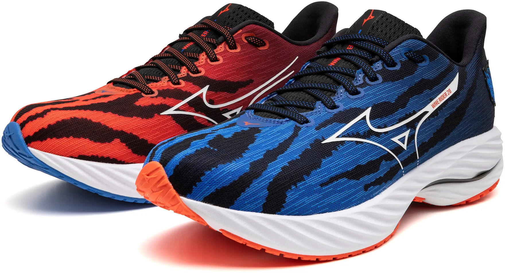 Mizuno Wave Rider 28 Mens Running Shoes - Blue Odor Resistance